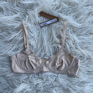 Skims Fits Everybody Unlined Demi Bra Sand Size 34A
